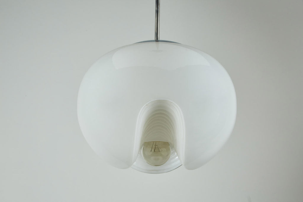 35" Milk Glass Koch and Lowy Pendant