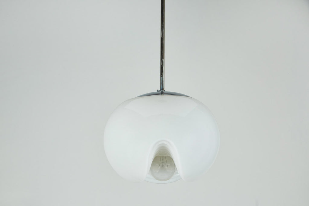 Milk Glass Koch and Lowy Pendant