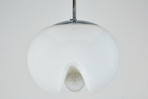 Milk Glass Koch and Lowy Pendant