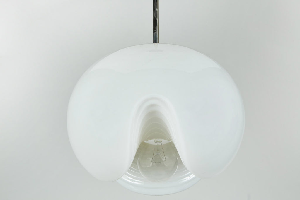 Milk Glass Koch and Lowy Pendant