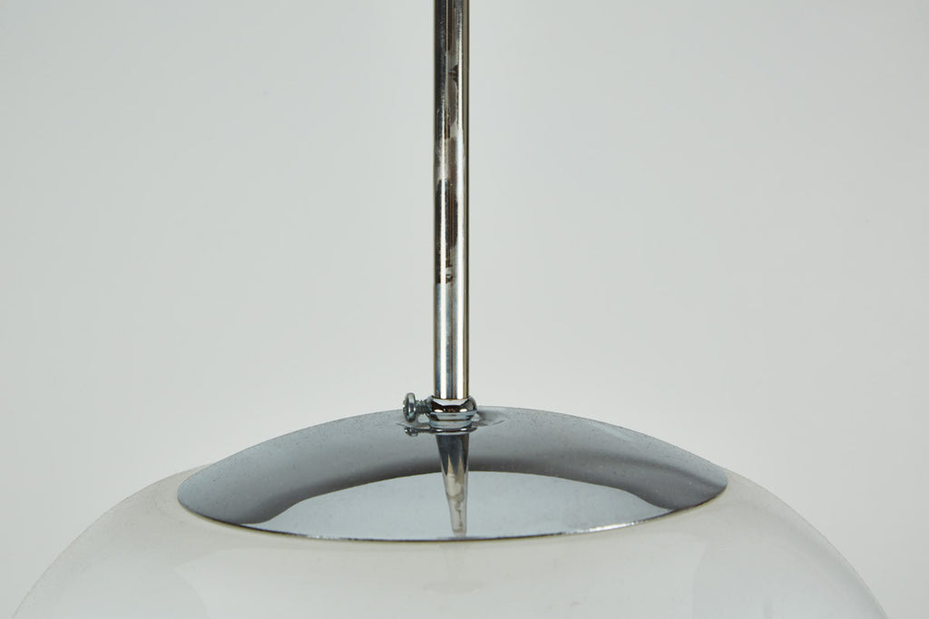 Milk Glass Koch and Lowy Pendant