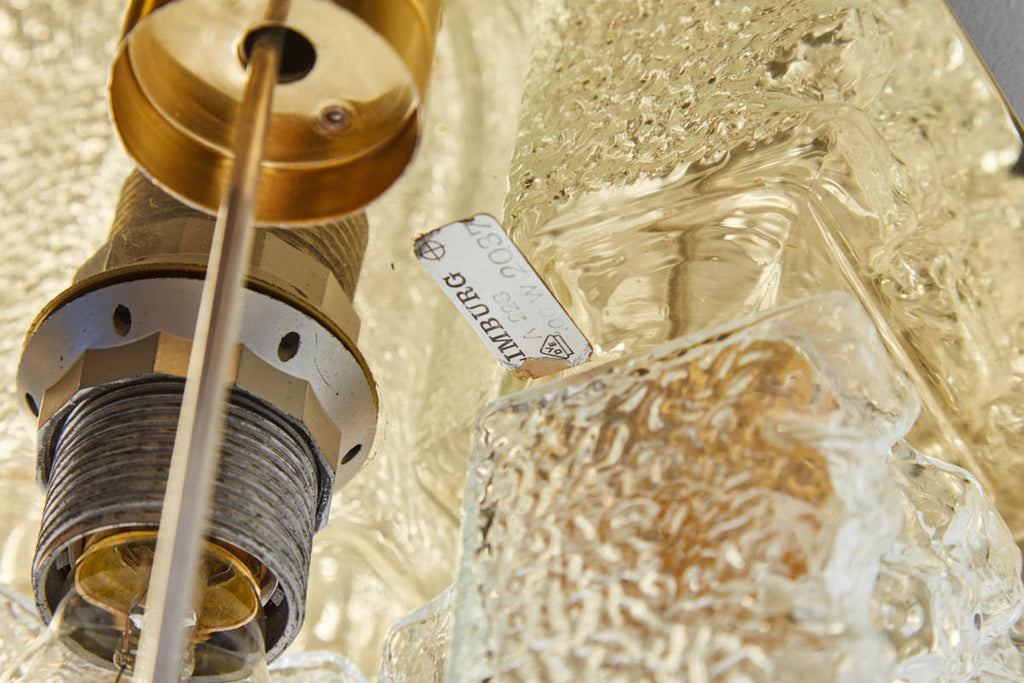 Limburg Ice Glass Flushmount