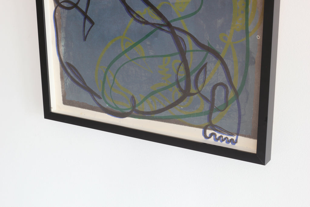 Continuous Line Drawing and Test Sketch by Jean Negulesco