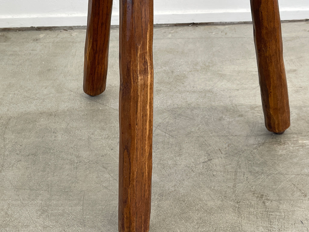 Sculptural Elm Wood Chair