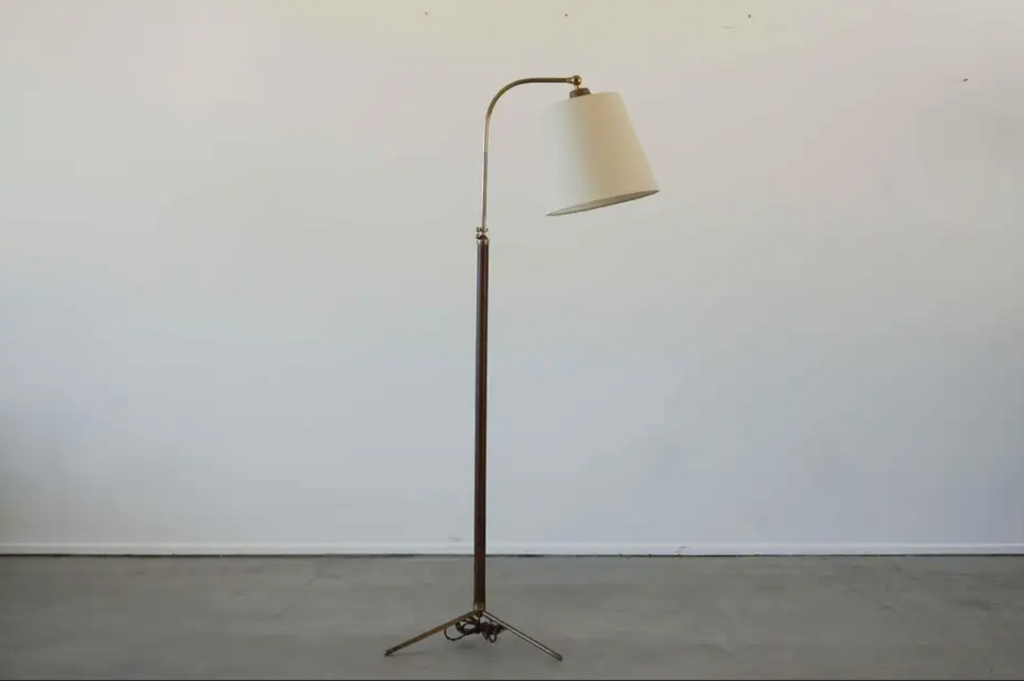 French Floor Lamp in the Style of Jacques Adnet