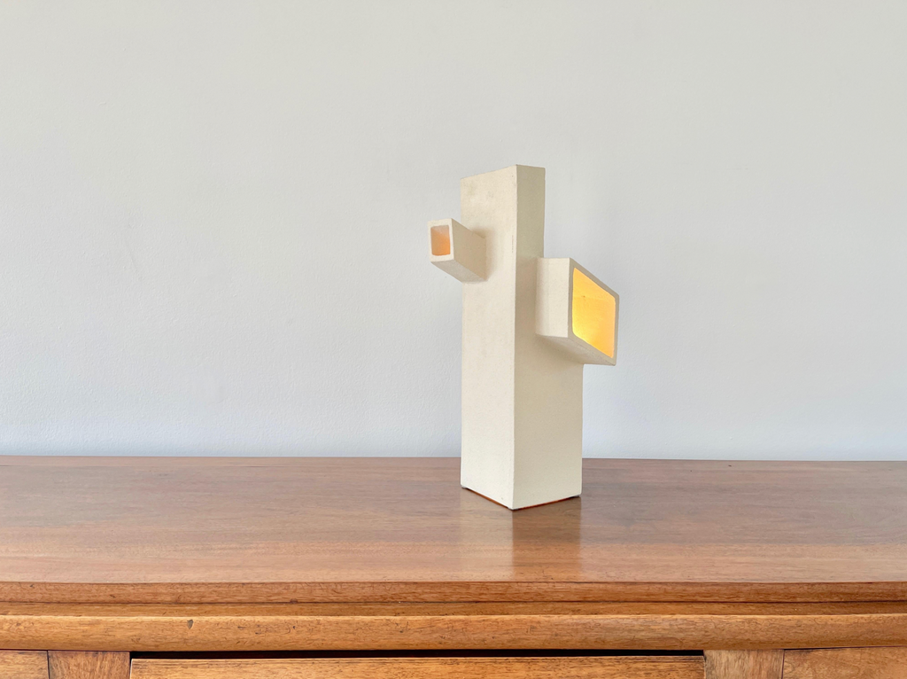 French Plaster Table Lamp