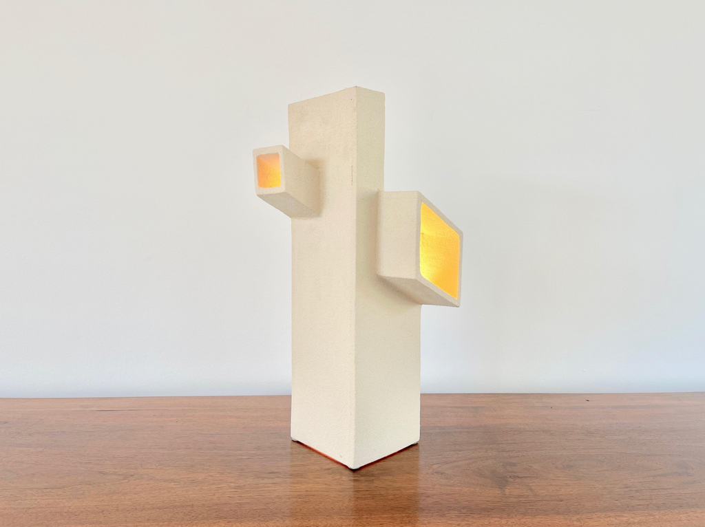 French Plaster Table Lamp