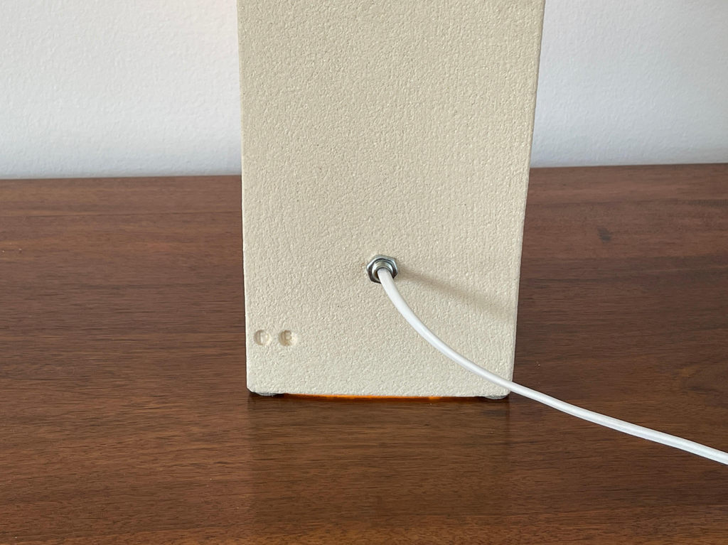 French Plaster Table Lamp