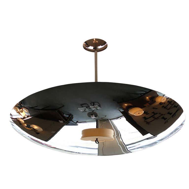 Nickel Dome Ceiling Pendant