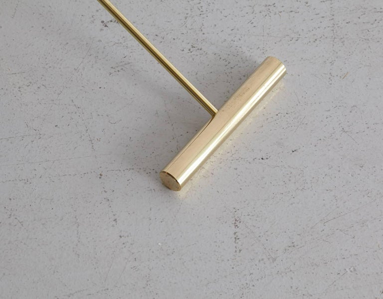 Italian Floor Lamp with Black Metal Shade